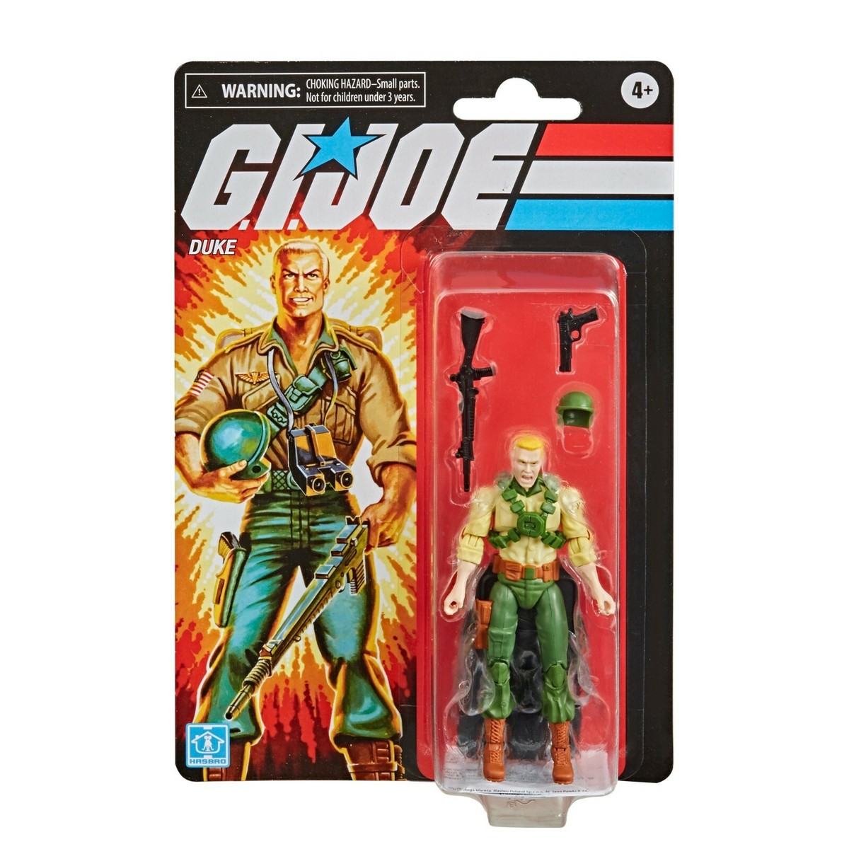 Hasbro Retro G.I. Joe Duke Walmart Exclusive Action Figure USA In