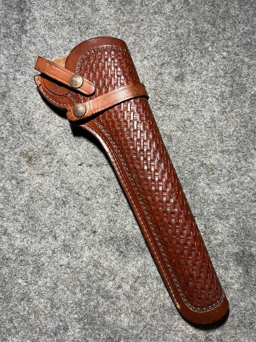 Handmade Viking Leather Holster #47 Basketweave H&R 939, Ruger | eBay