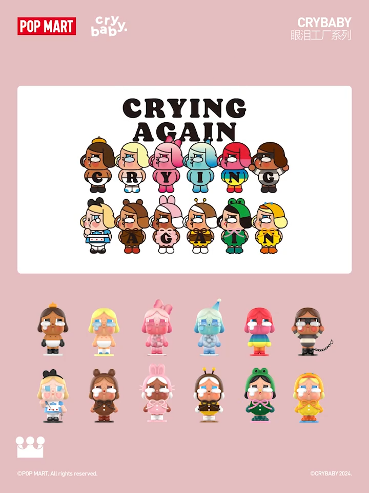 Love Is Love-POP MART CryBaby Crying Again Series Figure Confirmed
