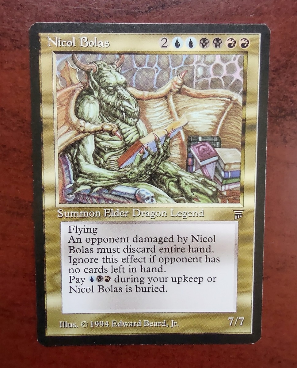 NICOL BOLAS mtg NM Legends 1 Rare English | eBay