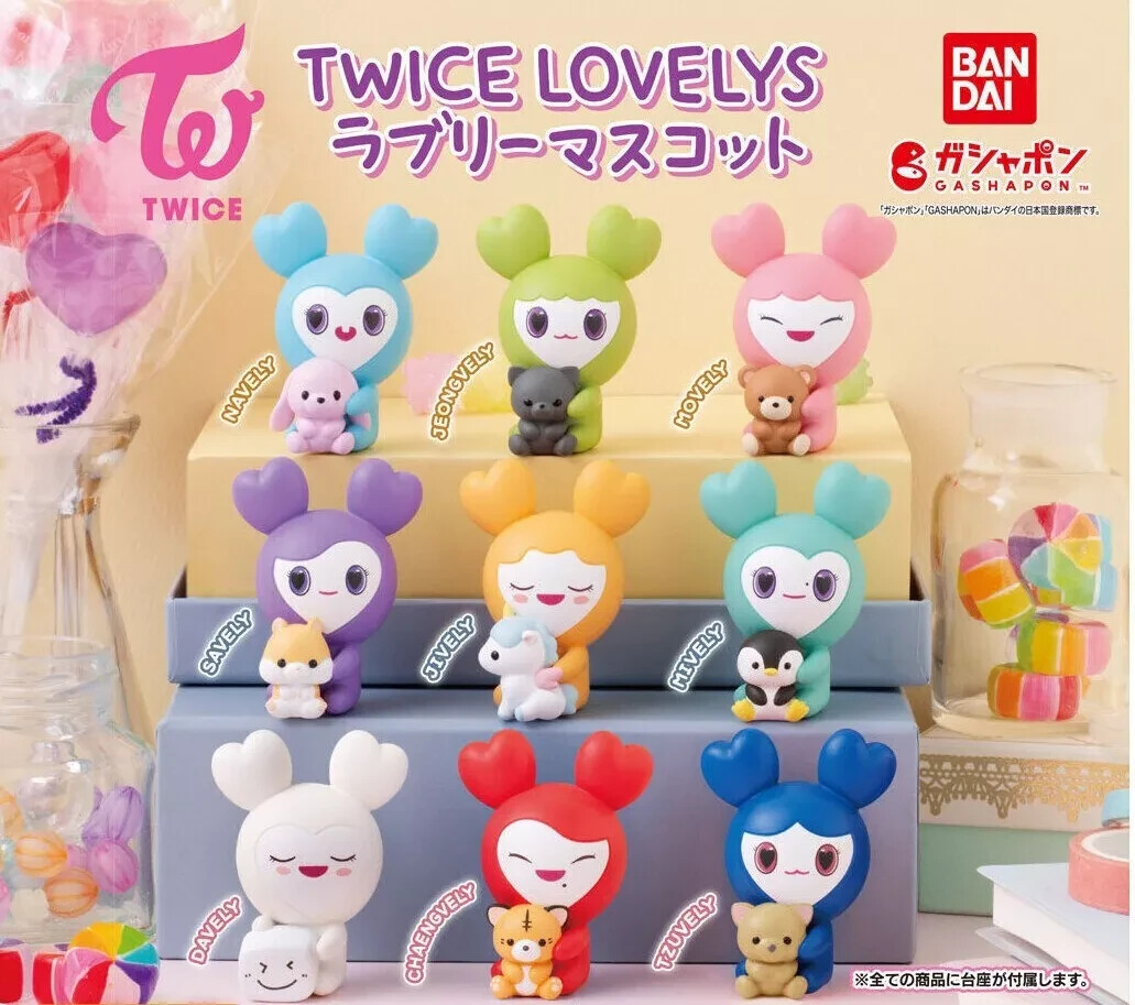 TWICE LOVELYS Lovely Mascot Capsule Toy Mascot Figure ALL 9 types