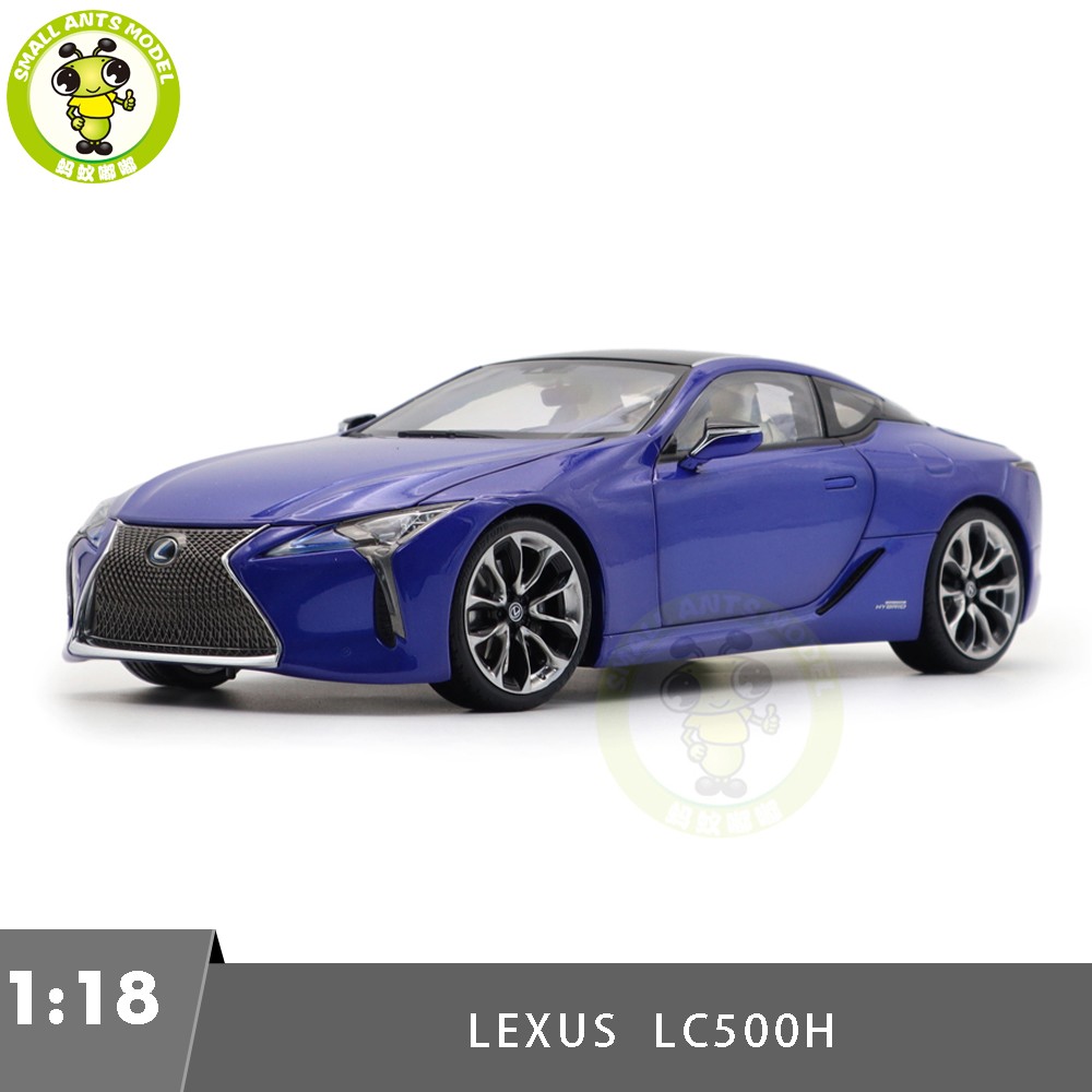 1/18 Toyota Lexus LC LC500h LC500 Sports Racing Car Blue Diecast
