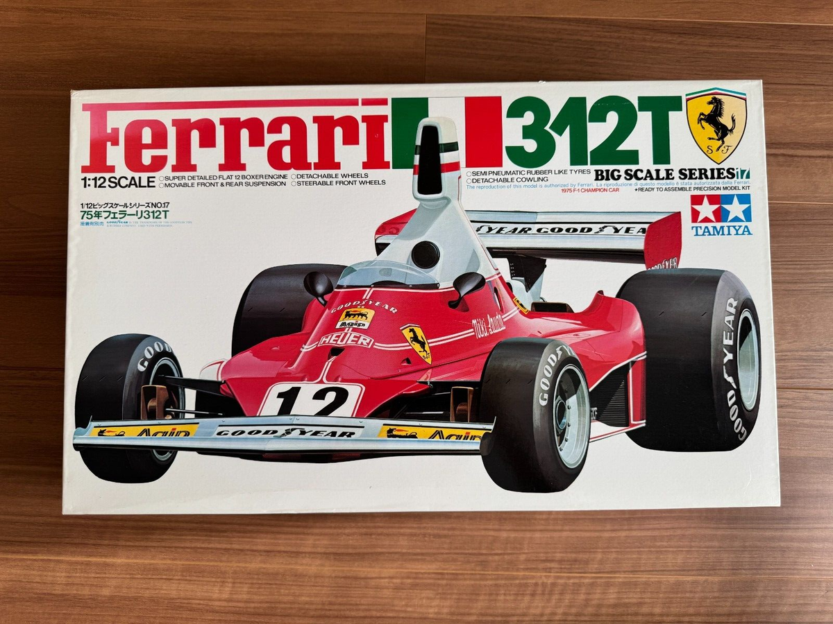 Tamiya 1/12 Ferrari 312T Big Scale Series F1 Vintage Plastic model