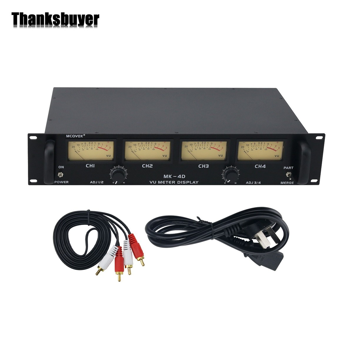 MK-4A 2U 4 Audio VU Meter High Performance Level Meter for Audio