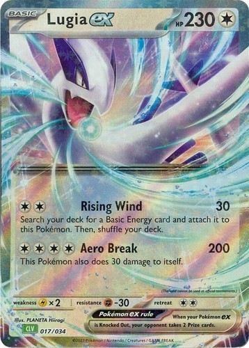 Lugia ex 017/032 CLF Pokemon Card Game Classic Venusaur & Lugia ex