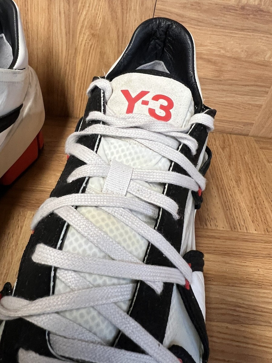 RARE🔥 Adidas x Y-3 SUKUI III YOHJI YAMAMOTO White Black Red Shoes