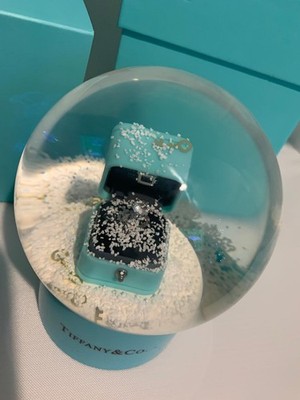 Tiffany & Co Limited Edition snow Globe Ring & Box VIP Gift