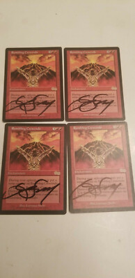 Rumbling Crescendo X1 SIGNED BY ARTIST Lawrence Snelly Urza's saga