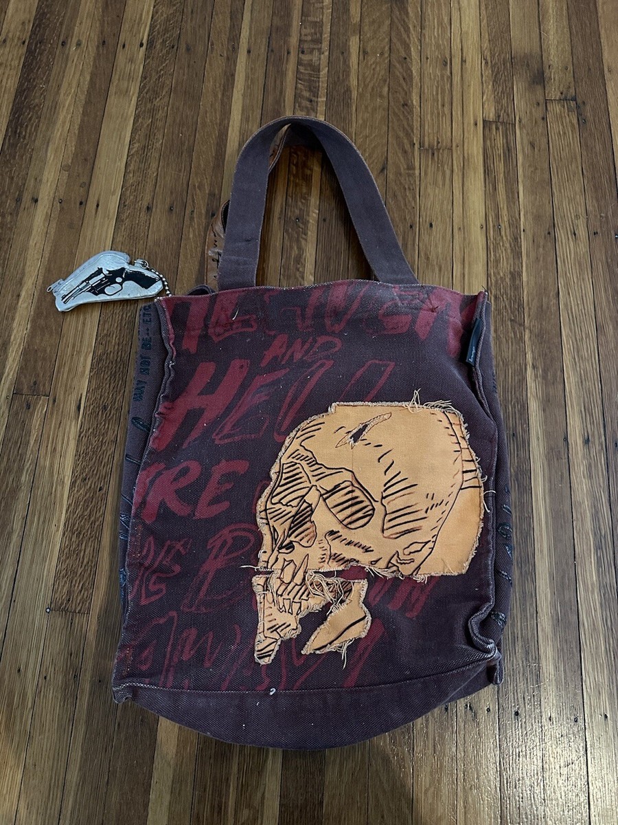 Andy Warhol Loop NYC Skull Orange Tote Bag | eBay