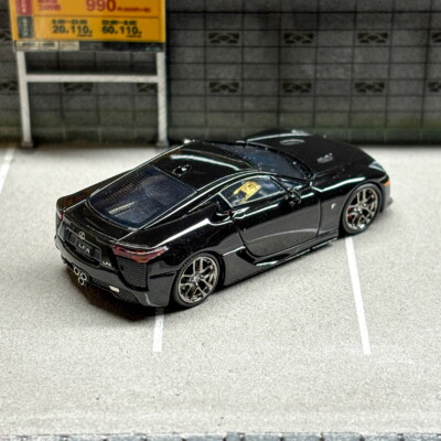 FH 1/64 Scale Lexus LFA Black Diecast Car Model Toy Collection