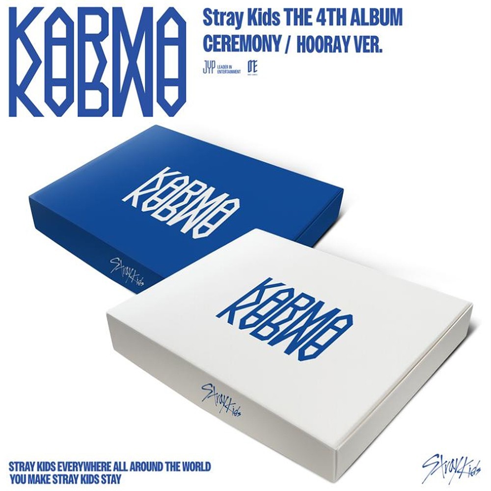STRAY KIDS [KARMA] The 4th Album CD+Photo Book+10 Card+Sticker+