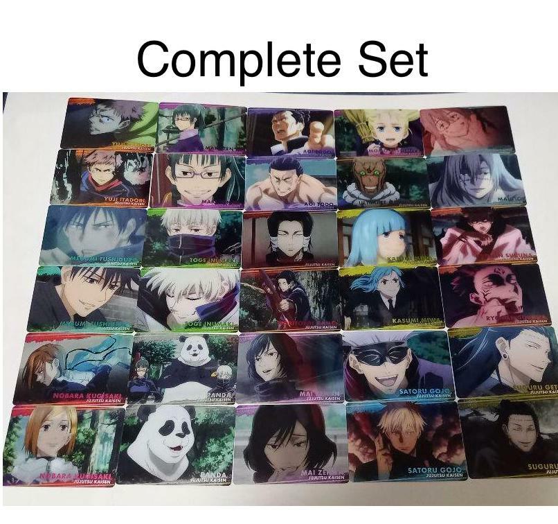 Jujutsu Kaisen Metal Card Collection Complete Set All 30 cards