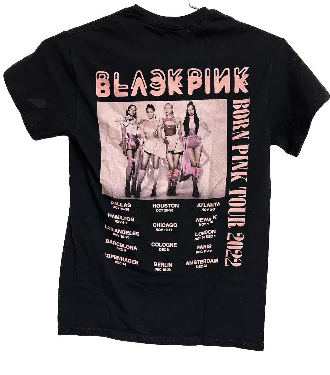 BlackPink Born Pink Tour 2022 Official Shirt Men Small KPOP Worn