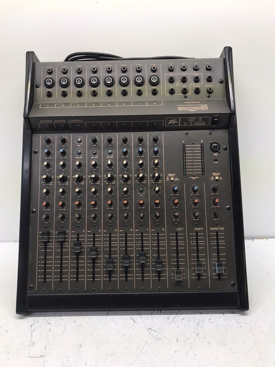 1 Single Vtg Peavey MD-II 8x2 Mixer Board Tested Working (See