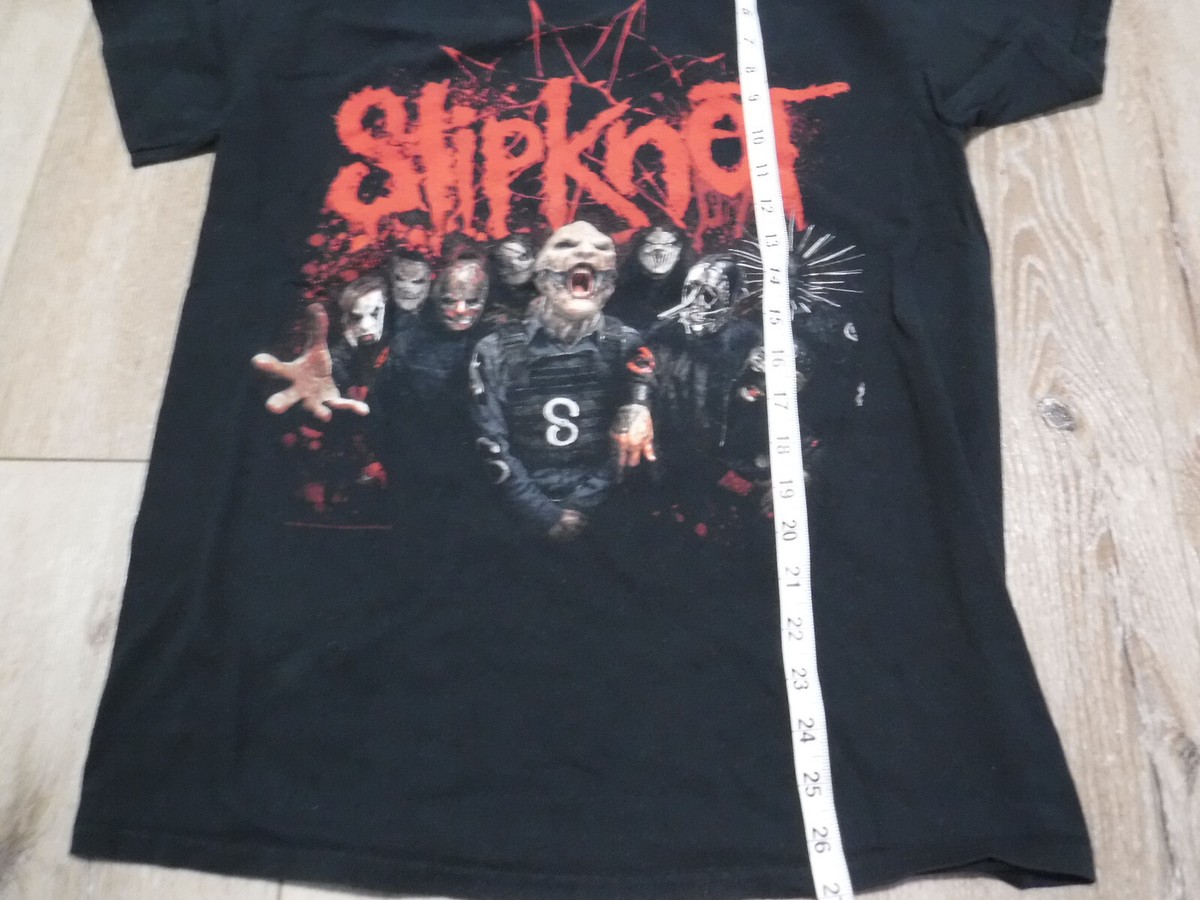FC8 SLIPKNOT 2010 NORTH AMERICAN SUMMER TOUR BLACK T-SHIRT SIZE