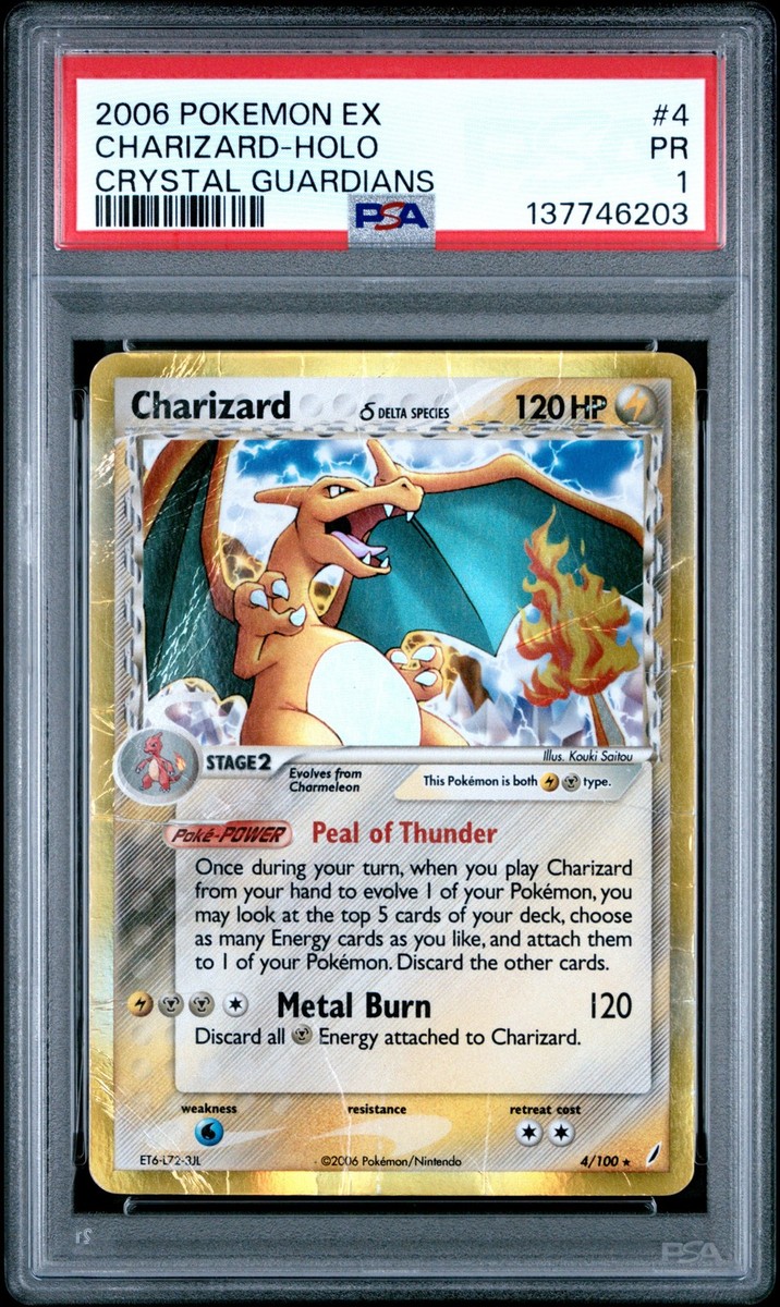 Charizard (Delta Species) 4/100 Crystal Guardians Holo for sale