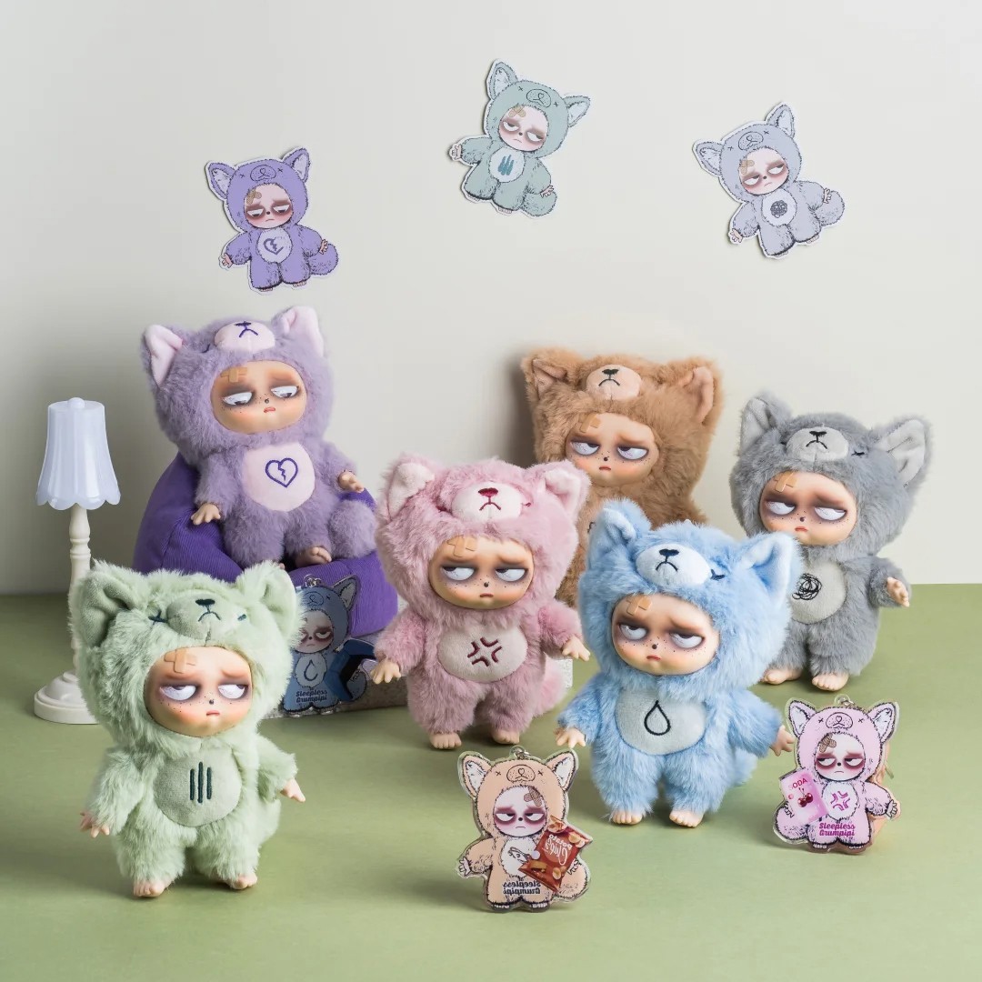 Authentic Grumpipi Sleepless Grumpipi Plush Series Confirmed Blind