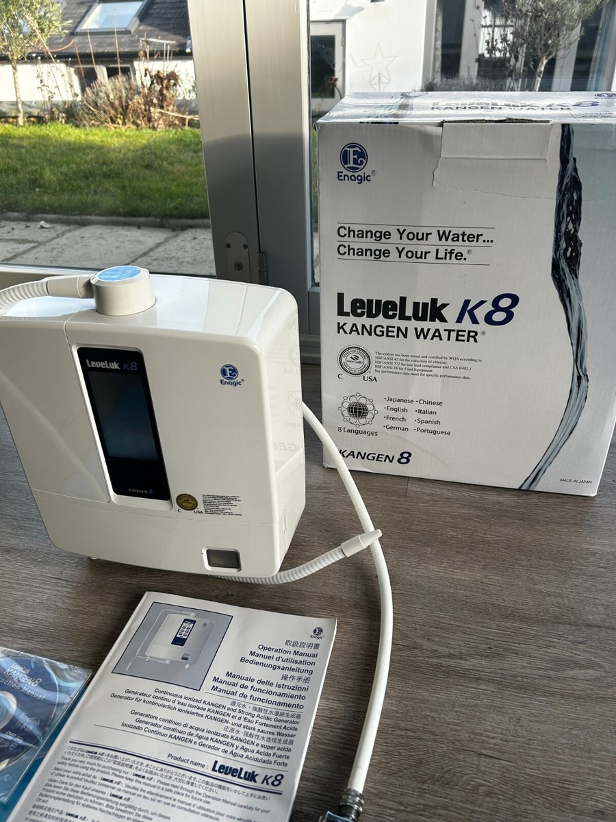 Leveluk Kangen K8 Water Ioniser made by Enagic in Japan - Original