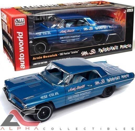 AUTOWORLD AW323 1:18 1962 PONTIAC CATALINA (ARNIE BESWICK