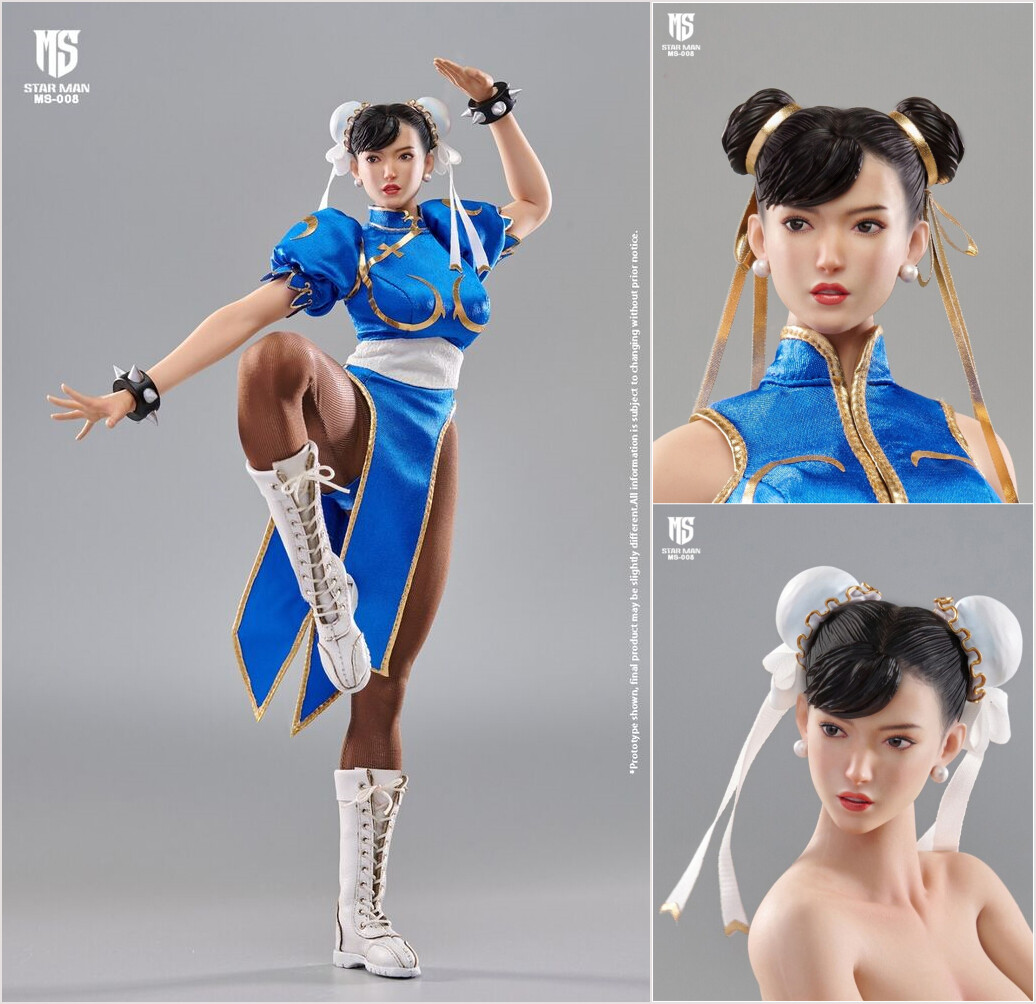 In Stock STAR MAN MS-008 1/6 Female Fighter Chunli Collectible