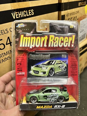 Jada Toys Mazda RX-8 Import Racer Street Race Tuner Rare Green New