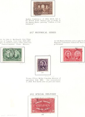 1917 - 1927 / Historical Issue Stamps / Special Delivery / USED F