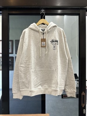 Stussy World Tour hoodie Ash Heather - Large (Only one stock) | eBay