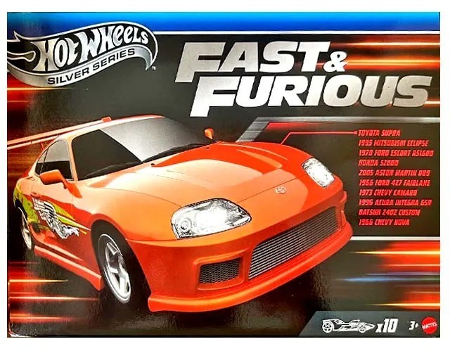 Hot Wheels Fast & Furious 2025 Box Set of 10 Multipack (In-Stock