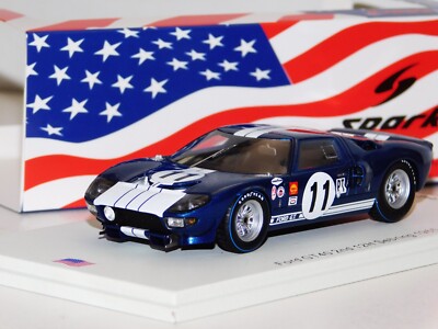 FORD GT40 #11 KEN MILES / MCLAREN 2nd SEBRING 1965 SPARK US250 1