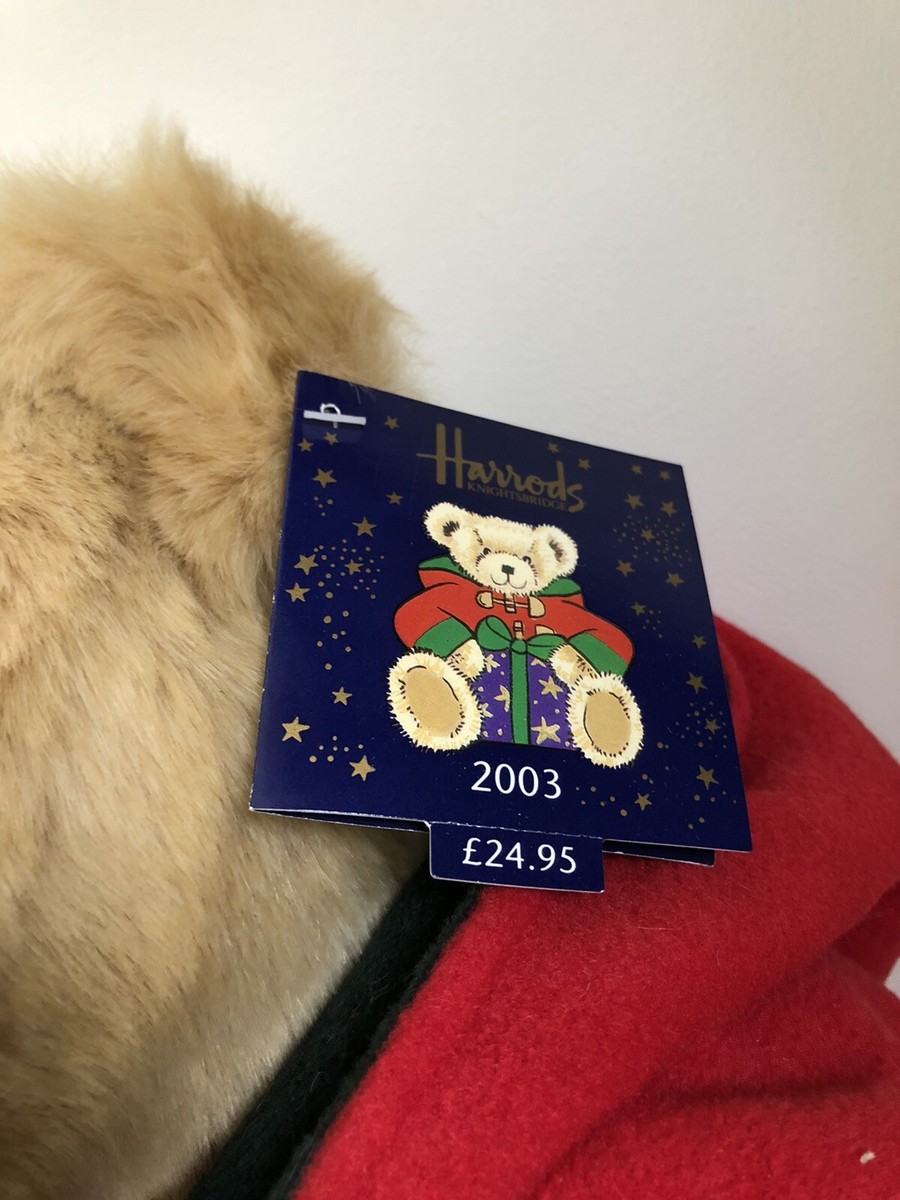 Rare MINT Harrods 2003 William Christmas Bear 13