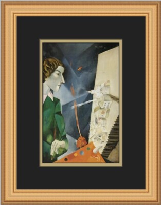 Marc Chagall Self-Portrait with Palette Custom Framed Print | eBay