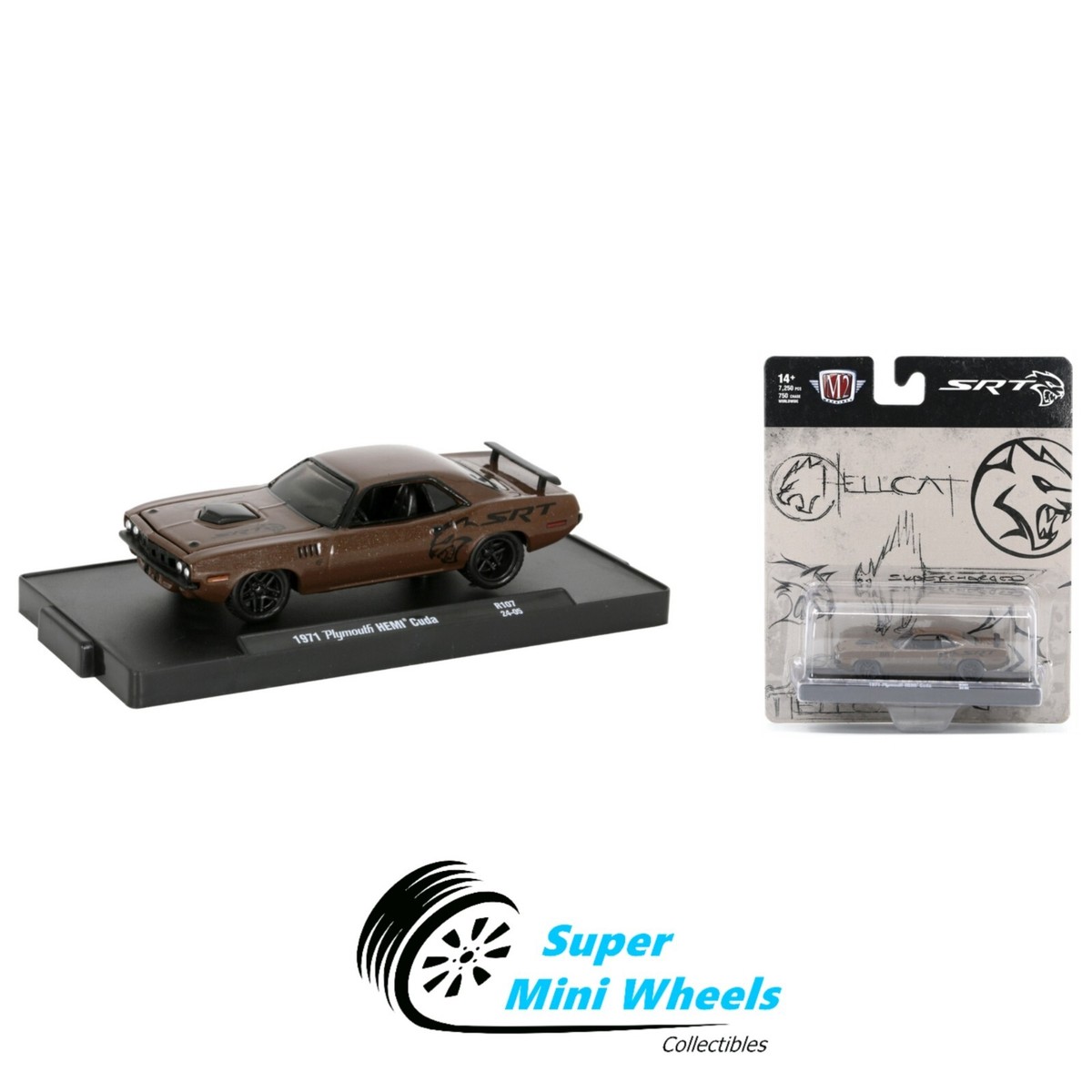 M2 Machines 1:64 - 1971 Plymouth HEMI Cuda - R107 24-05 | eBay