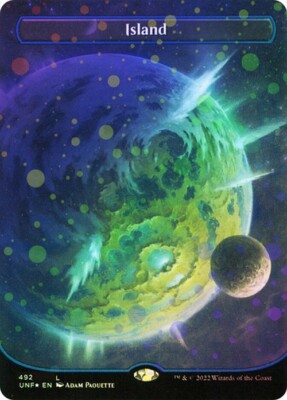 Choose your GALAXY FOIL Space Land ~ Unfinity [ NearMint ] [ Magic
