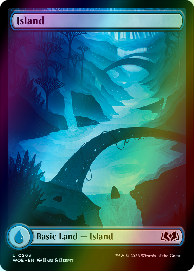 Island Full Art FOIL, Wilds of Eldraine, MTG WOE NM/M | eBay