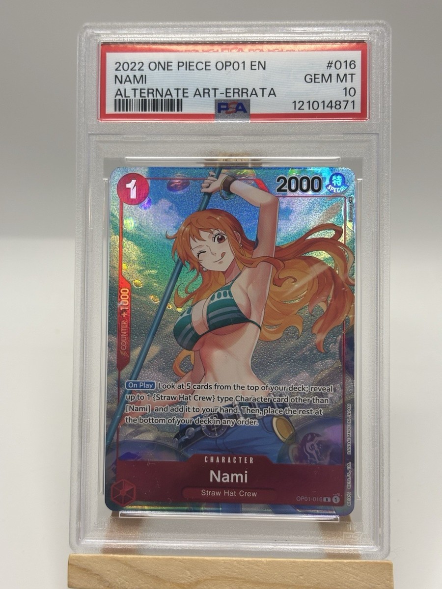 2022 One Piece Nami Alt Art Romance Dawn English OP01-016 Pre