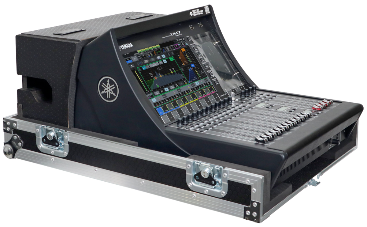ProX XS-YDM7 COMPACT DHW Case for Yamaha DM7 Compact Console with