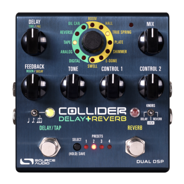 Source Audio Collider Stereo Delay+Reverb Pedal - SA263 for sale