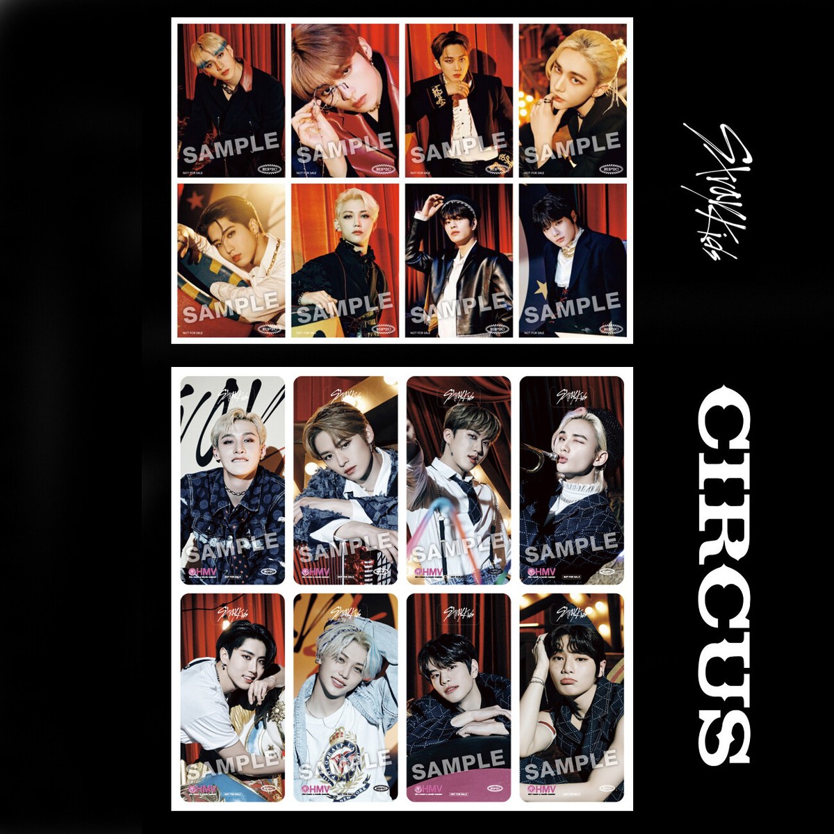 Stray Kids CIRCUS Tower records Official Photocard HMV Transparent