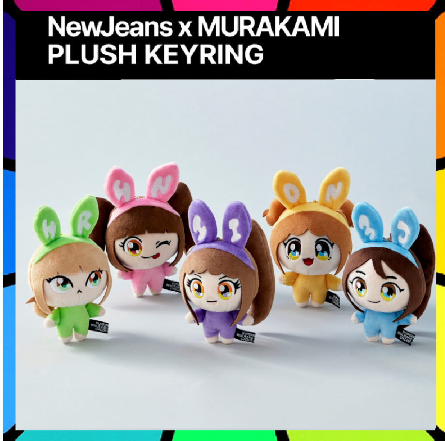 NewJeans x Murakami Plush Keyrings Minji Hanni Danielle Haerin