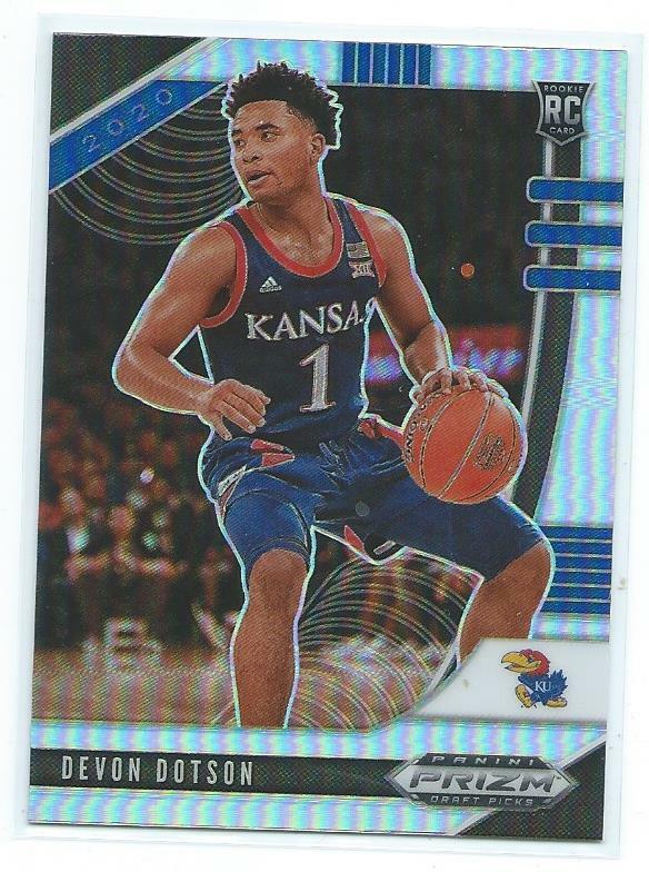 2019-20 Draft Picks-Devon Dotson Silver Prizm Rookie #32-Bulls