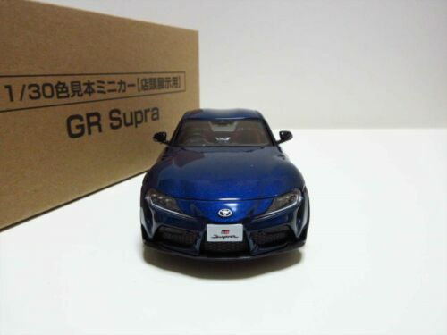 Toyota New Supra GR Supra model Minicar Deep Blue Metallic 1/30
