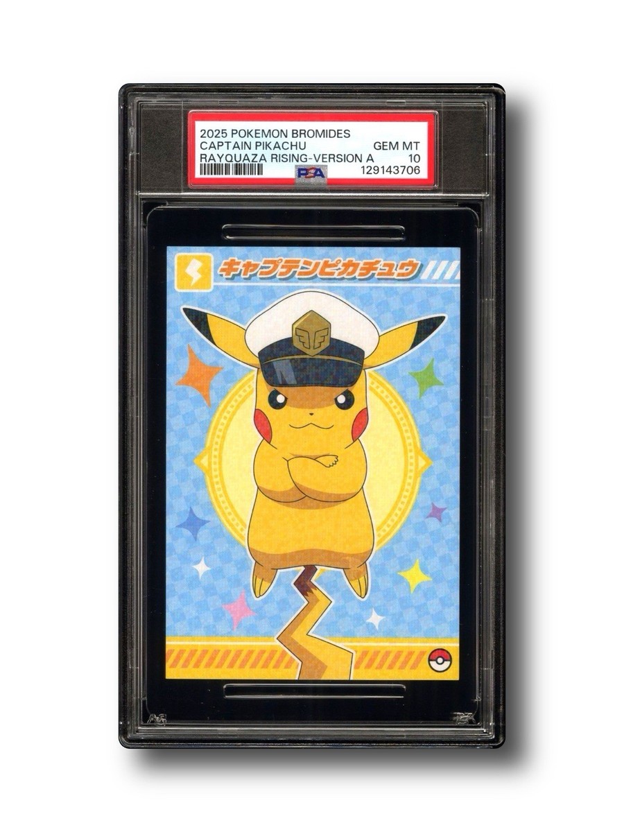 Pokémon 2025 ENSKY Bromide Captain Pikachu A PSA 10 MINT POP 3