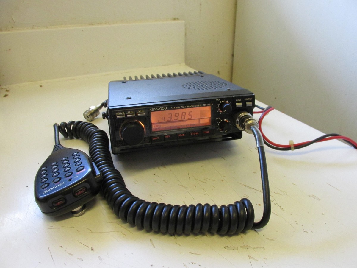 Kenwood TM-221A 2 Meter 144 MHZ FM Transceiver With Mic | eBay