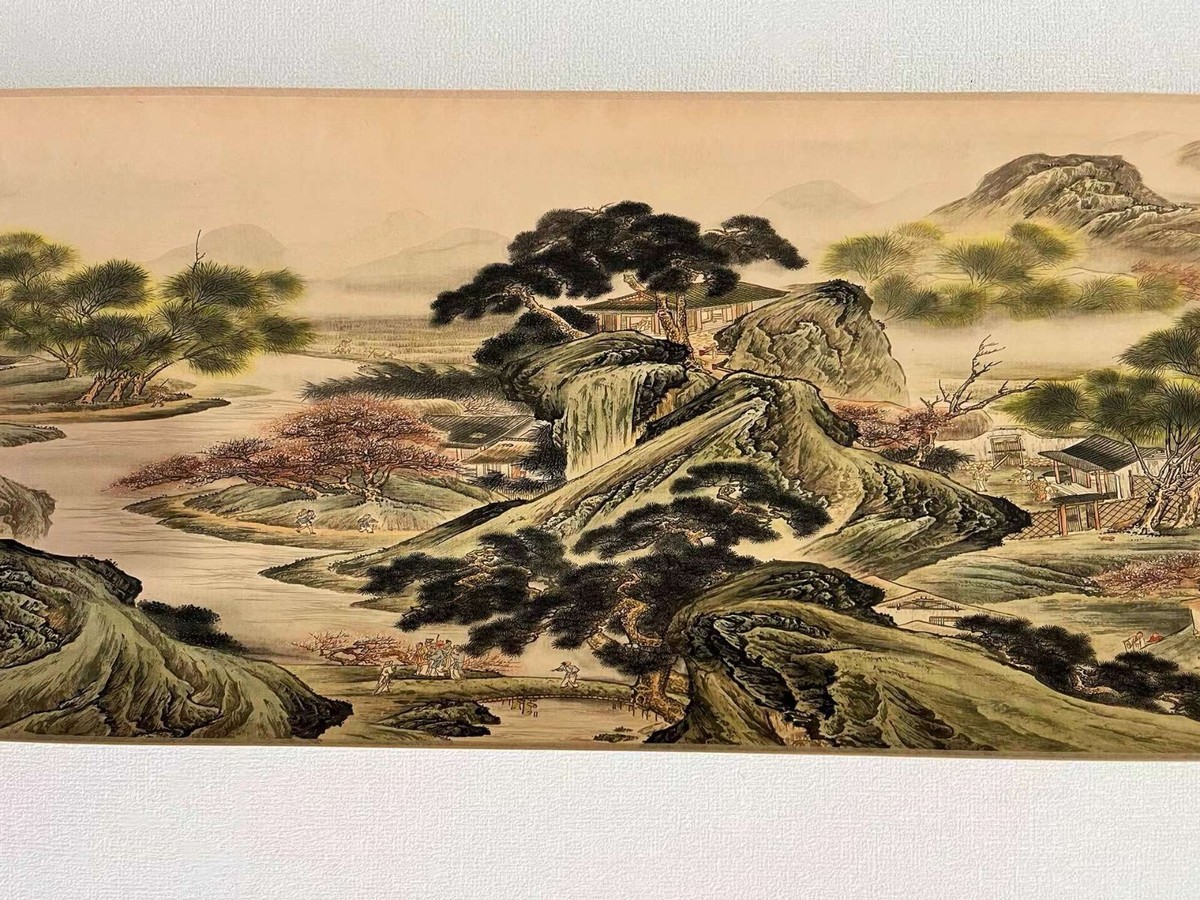 中国絵画 山道 Old Chinese painting 中国絵画 山道 Old Chinese