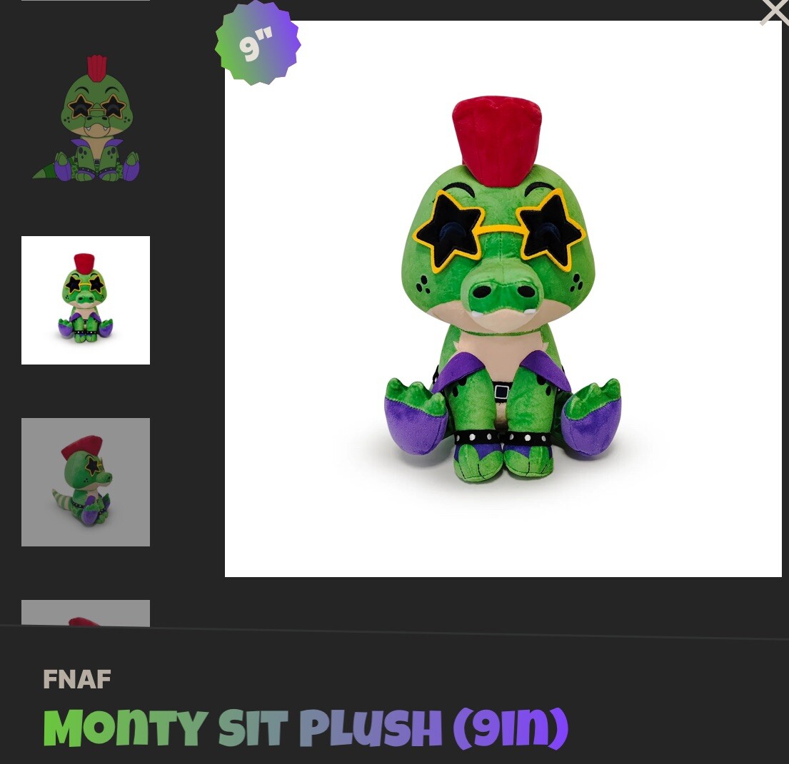 YOUTOOZ * Five Nights at Freddy's * GLAMROCK Monty SITTING • 9 in