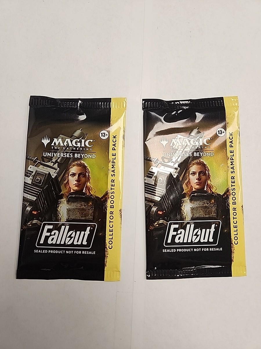 Magic The Gathering Fallout Collector Sample Pack - Lot Of Two (2