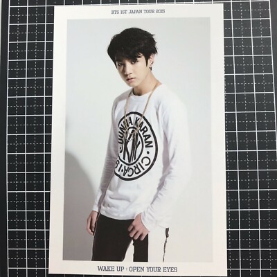 BTS JUNGKOOK photo card 1st JAPAN TOUR 2015 WAKE UP : OPEN YOUR