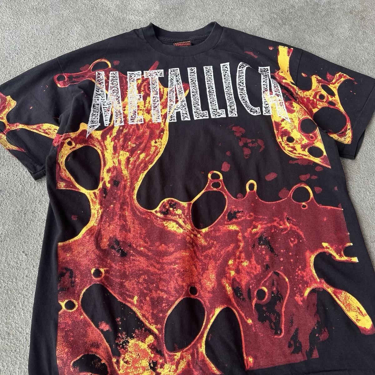 Vintage Rare METALLICA AOP Load 90s Brockum Band Tee shirt REPRINT