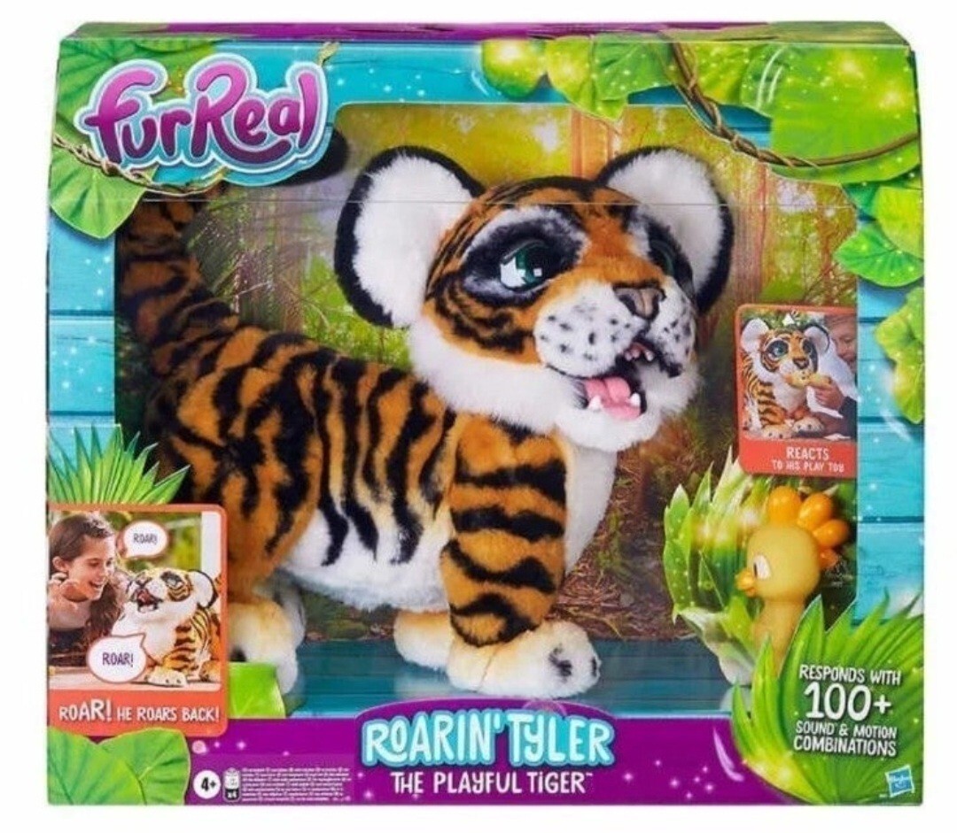 FurREAL Roarin' Tyler Tiger NEW The Playful Interactive 100 Sounds