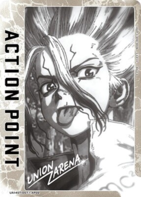 Union Arena Card Dr. Stone AP Action Point Rare Japanese UA14ST